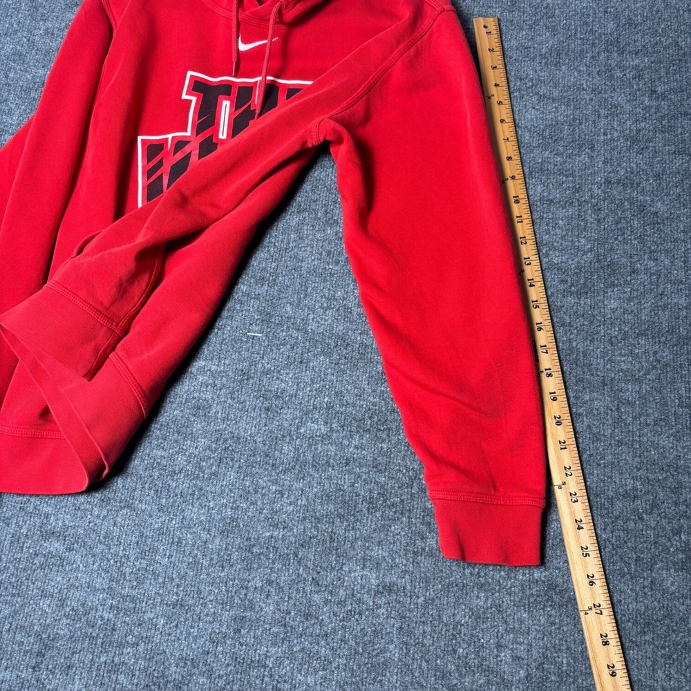 Nike Hoodie Mens Small Red The Ville Jason Graphic Pullover 598437-657 - Picture 12 of 16